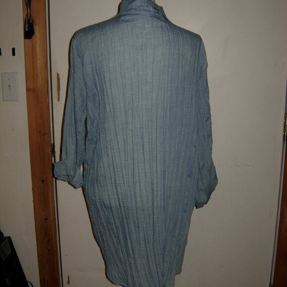 a.n.a chambray swim suit coverup XL - Picture 4 of 5